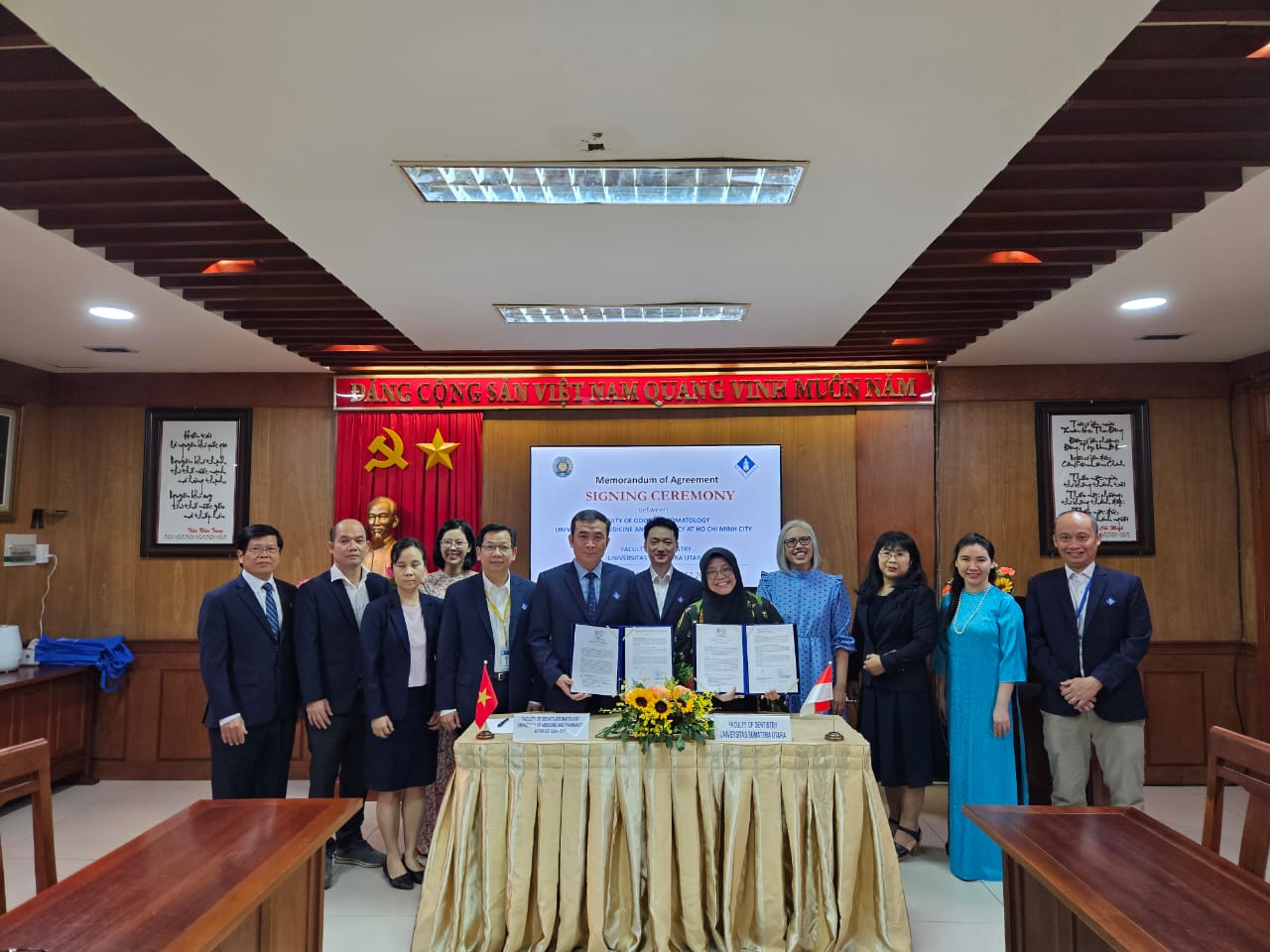 Kerjasama Antara FKG USU dan Fakultas Odonto-Stomatologi University of Medicine and Pharmacy dalam rangka pemenuhan IKU 6